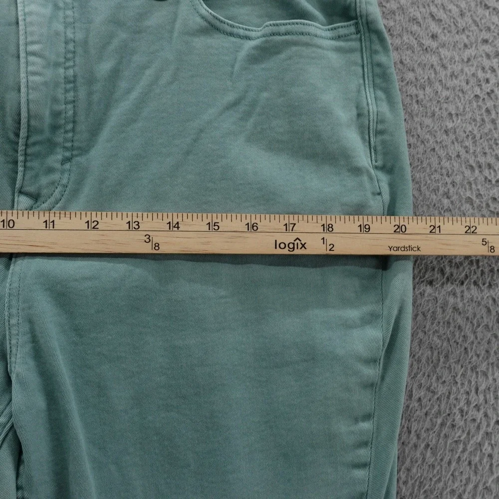 Vineyard Vines High Rise Skinny‎ Jeans 33 Green Womens Ankle Length Stretch